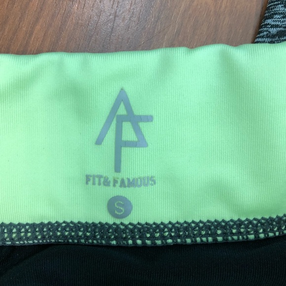 Fit & Famous Lime Green and Blk/gray Pants Sz S - Picture 5 of 8